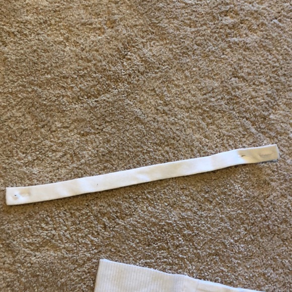 Cache White Tube Top with Gold Embellishments - Picture 7 of 9